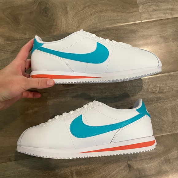 Nike Cortez "Miami Dolphins" DM4044-103 Men's Size 8.5 Brand New! - Picture 2 of 5